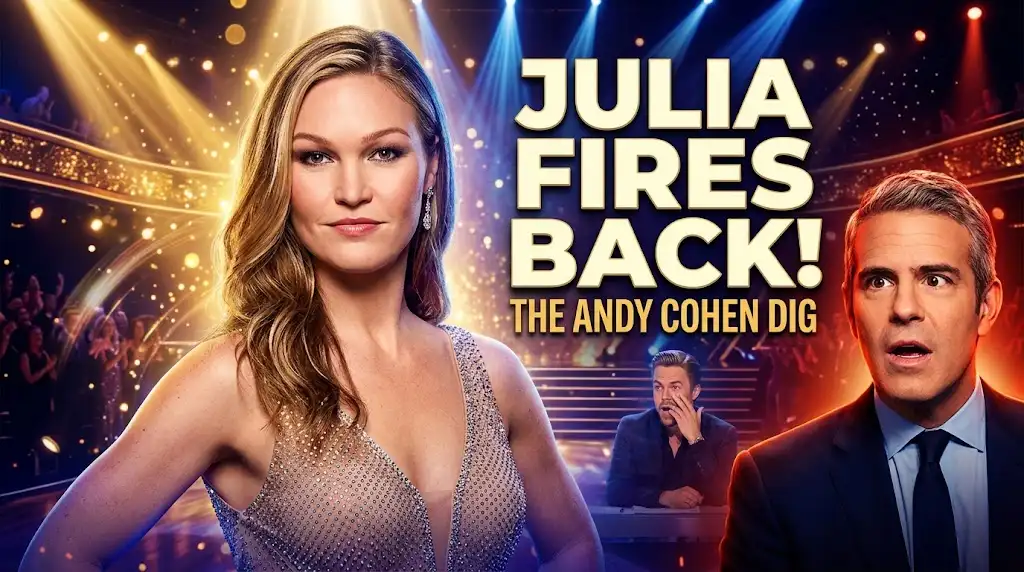 Julia Stiles Turns Andy Cohen’s Dig Into DWTS Fire