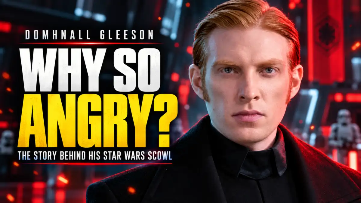 Domhnall Gleeson Reveals What Fueled His Star Wars Scowl